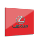 Red Lexus Acrylic Prints (French Cleat Hanging)™