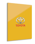 Yellow Toyota Acrylic Prints (French Cleat Hanging)™