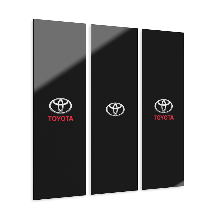 Black Toyota Acrylic Prints (Triptych)™