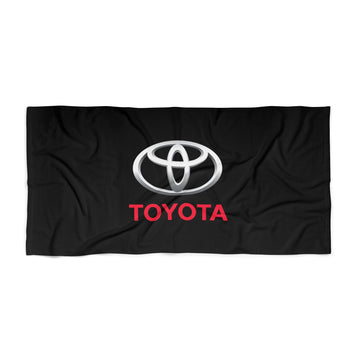 Black Toyota Beach Towel™