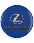 Dark Blue Lexus Button Magnet, Round (10 pcs)™