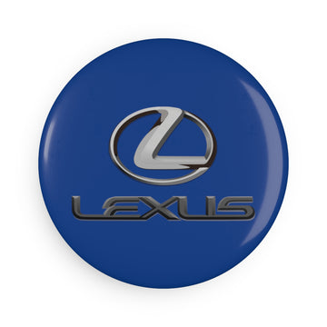 Dark Blue Lexus Button Magnet, Round (10 pcs)™