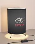 Black Toyota Tripod Lamp with High-Res Printed Shade, US\CA plug™