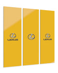 Yellow Lexus Acrylic Prints (Triptych)™