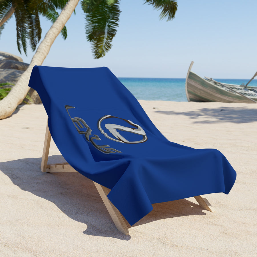 Dark Blue Lexus Beach Towel™