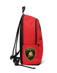 Unisex Red Lamborghini Backpack