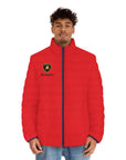 Men's Red Lamborghini Puffer Jacket