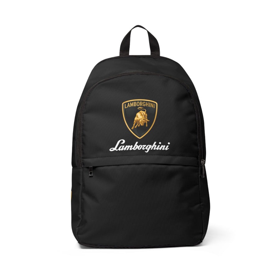 Unisex Black Lamborghini Backpack