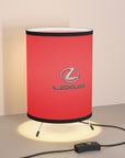 Red Lexus Tripod Lamp with High-Res Printed Shade, US\CA plug™