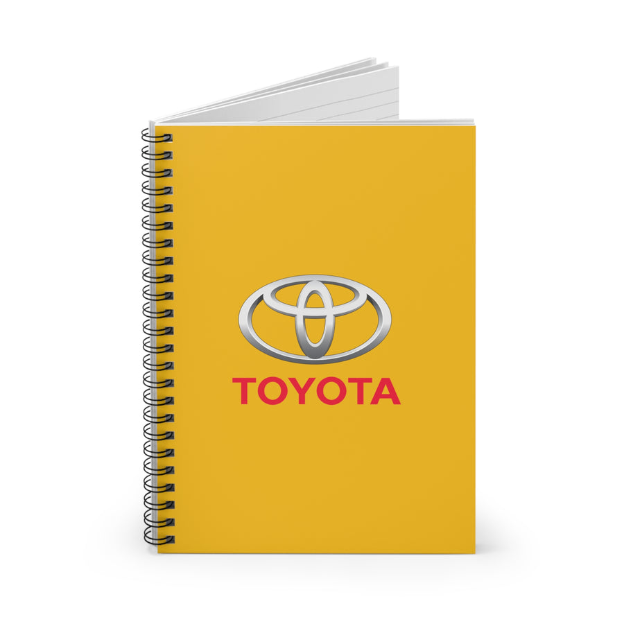 Yellow Toyota Spiral Notebook - Ruled Line™