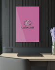 Pink Lexus Acrylic Prints (French Cleat Hanging)™