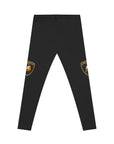 Women's Black Lamborghini Casual Leggings