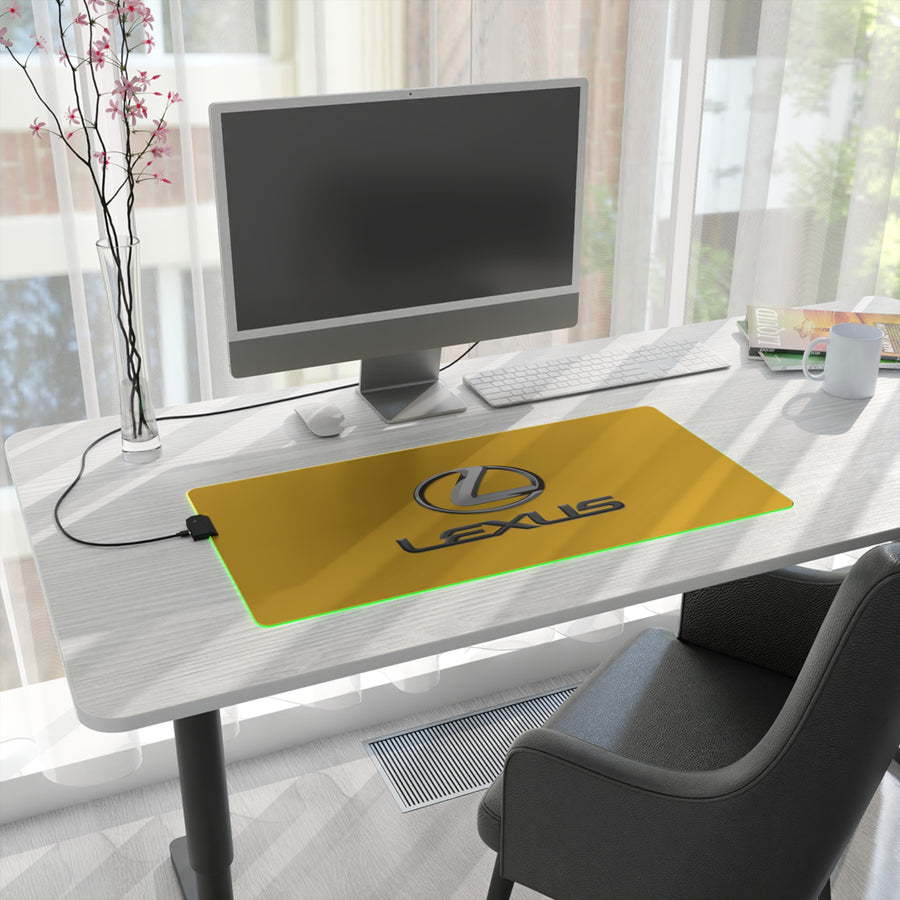 Yellow Lexus LED Gaming Mouse Pad™