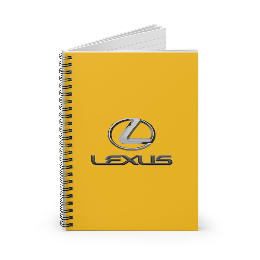 Yellow Lexus Spiral Notebook - Ruled Line™