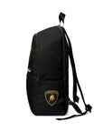 Unisex Black Lamborghini Backpack