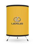 Yellow Lexus Tripod Lamp with High-Res Printed Shade, US\CA plug™