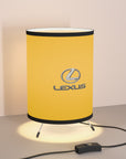 Yellow Lexus Tripod Lamp with High-Res Printed Shade, US\CA plug™