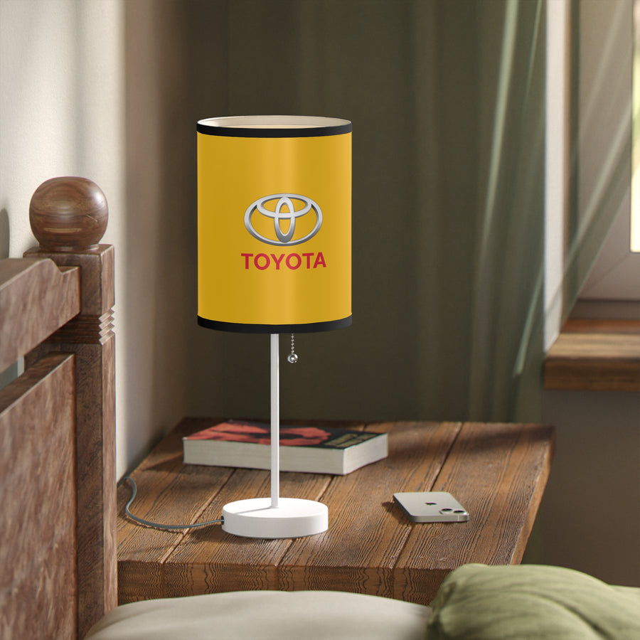 Yellow Toyota Lamp on a Stand, US|CA plug™