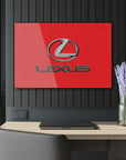 Red Lexus Acrylic Prints (French Cleat Hanging)™