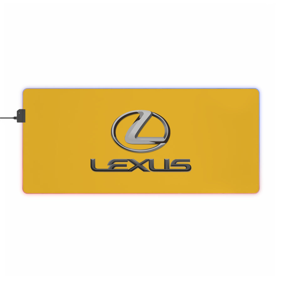 Yellow Lexus LED Gaming Mouse Pad™