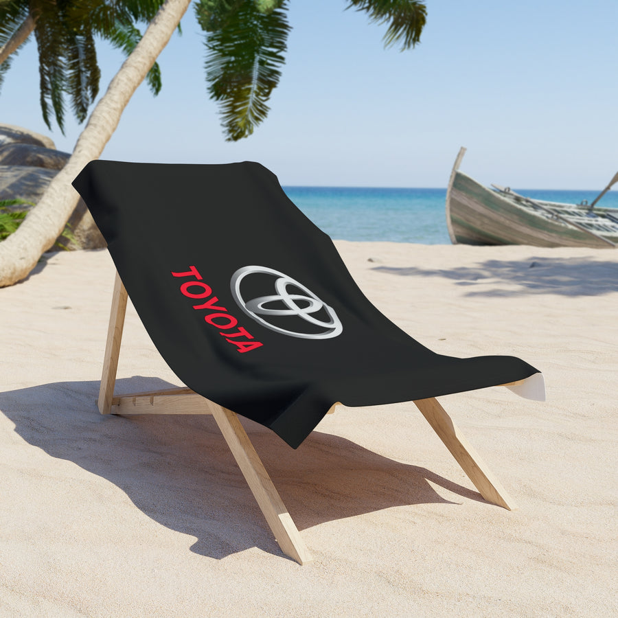 Black Toyota Beach Towel™