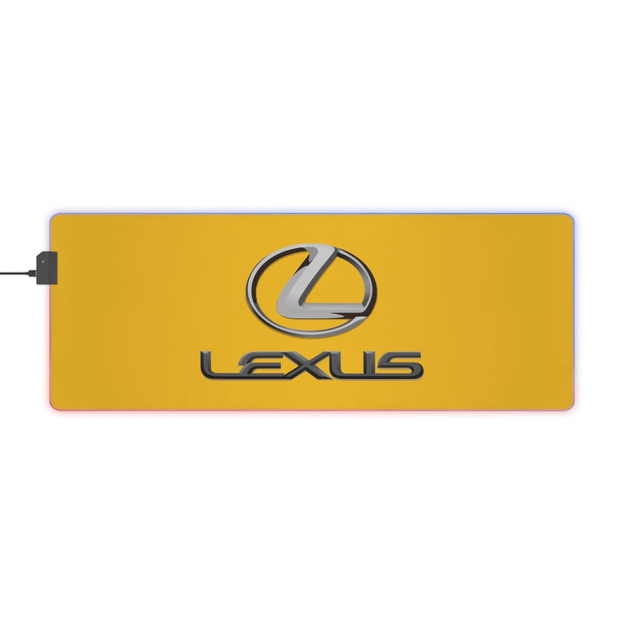 Yellow Lexus LED Gaming Mouse Pad™