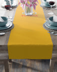 Yellow Toyota Table Runner (Cotton, Poly)™