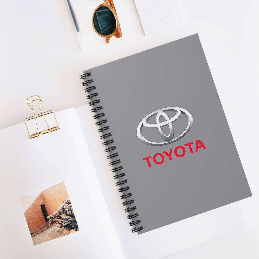 Grey Toyota Spiral Notebook - Ruled Line™