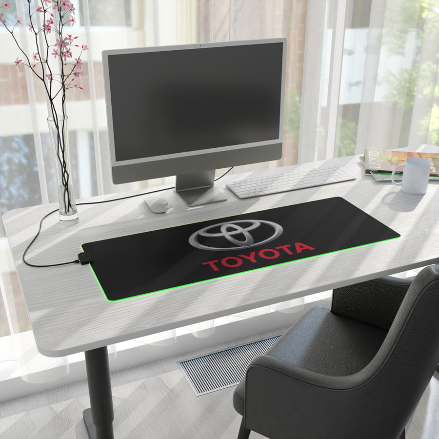 Black Toyota LED Gaming Mouse Pad™