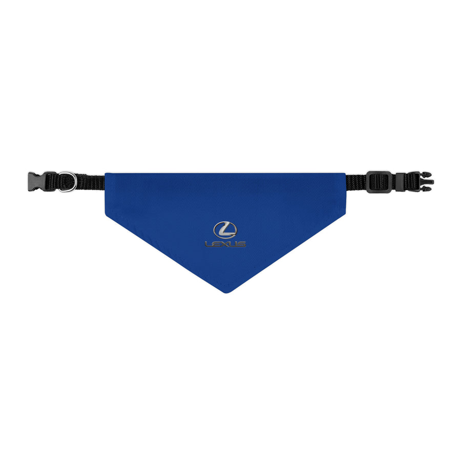 Dark Blue Lexus Pet Bandana Collar™