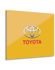 Yellow Toyota Acrylic Prints (French Cleat Hanging)™