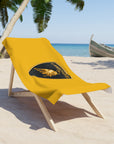 Yellow Lamborghini Beach Towel