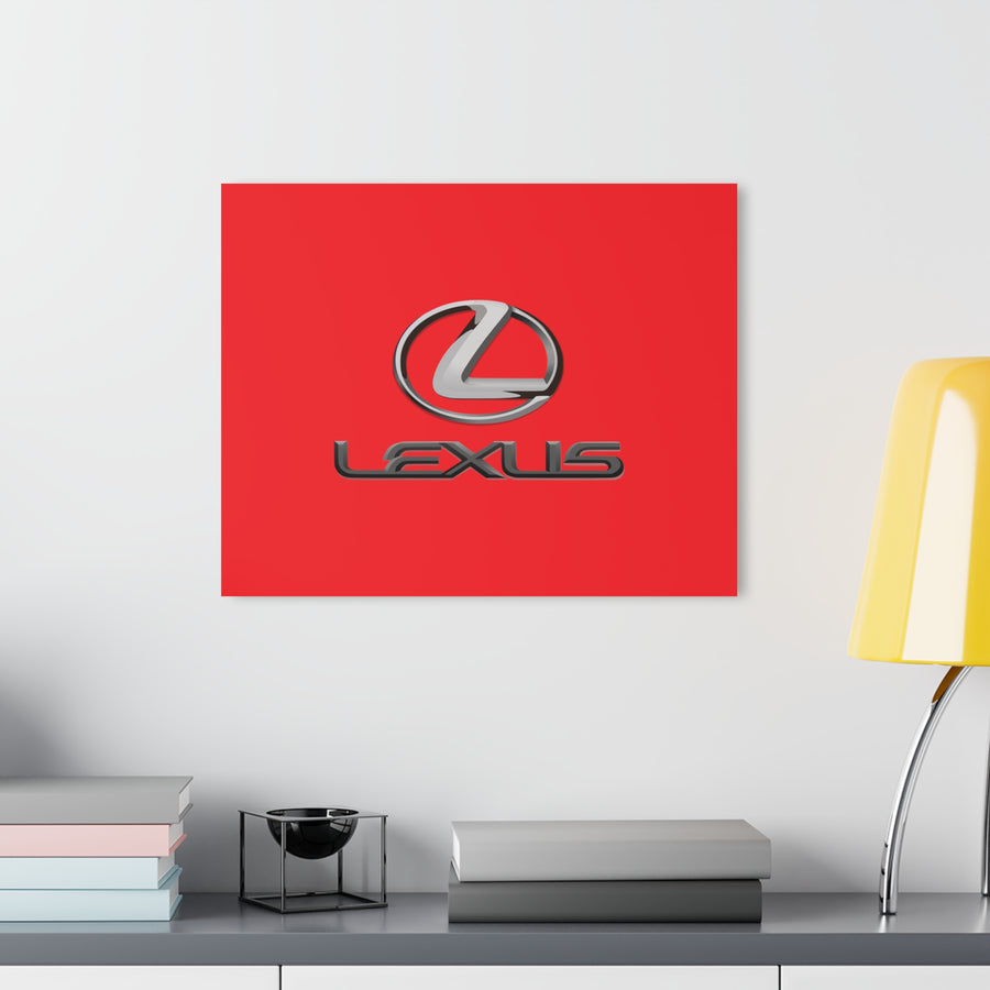 Red Lexus Acrylic Prints (French Cleat Hanging)™