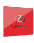 Red Lexus Acrylic Prints (French Cleat Hanging)™