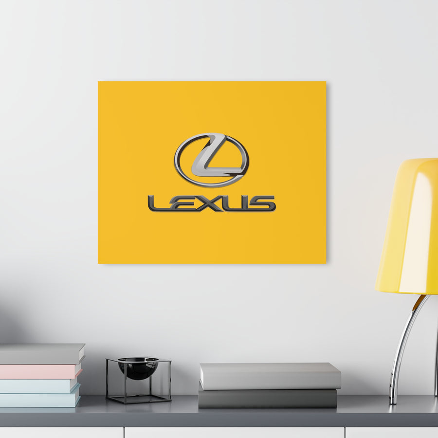 Yellow Lexus Acrylic Prints (French Cleat Hanging)™