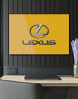 Yellow Lexus Acrylic Prints (French Cleat Hanging)™