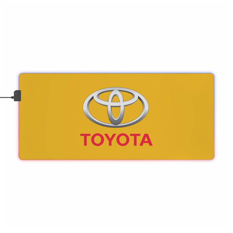 Yellow Toyota LED Gaming Mouse Pad™