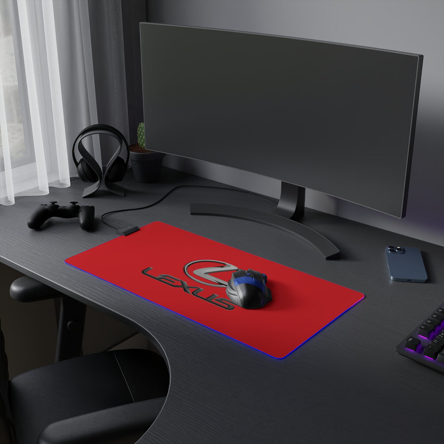 Red Lexus LED Gaming Mouse Pad™