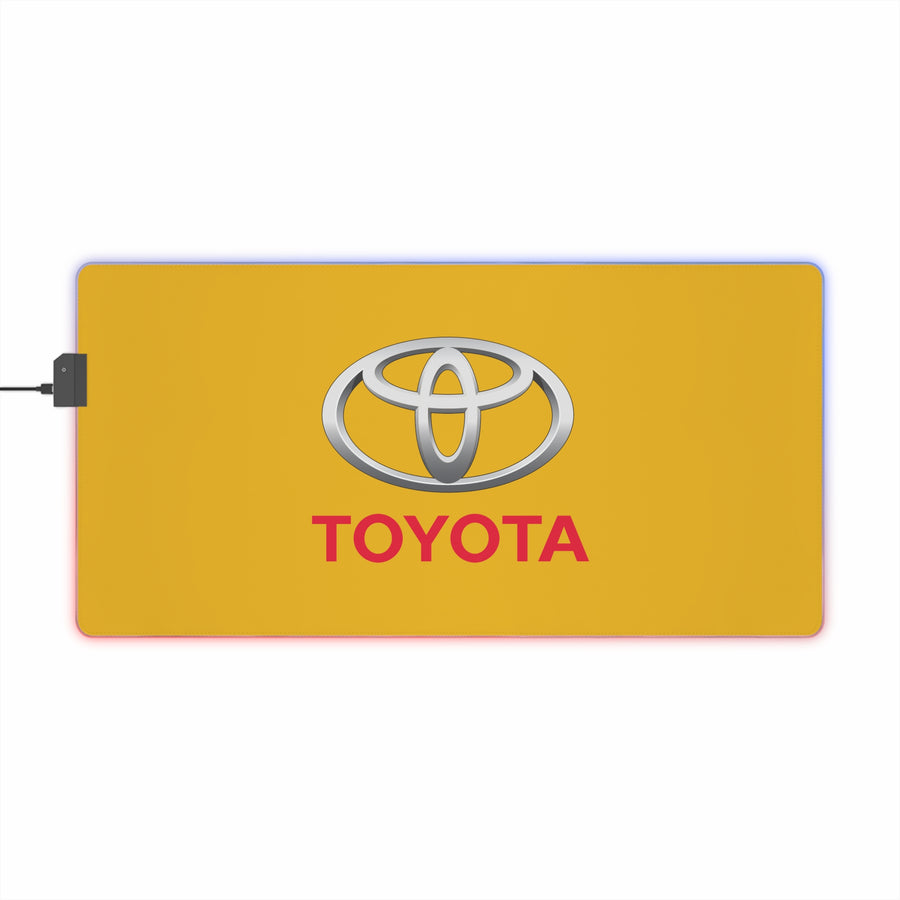 Yellow Toyota LED Gaming Mouse Pad™