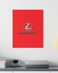 Red Lexus Acrylic Prints (French Cleat Hanging)™