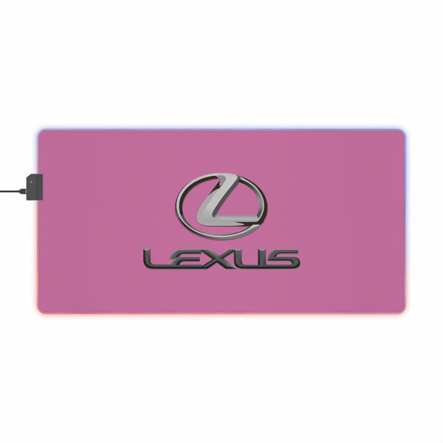 Light Pink Lexus LED Gaming Mouse Pad™