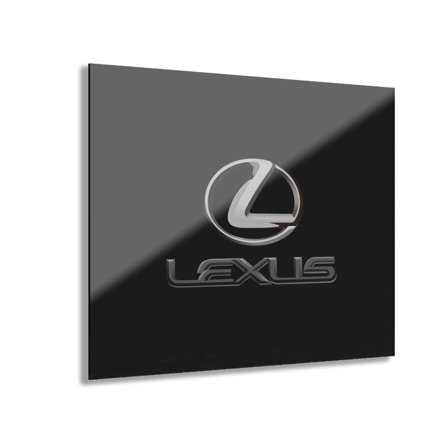 Black Lexus Acrylic Prints (French Cleat Hanging)™