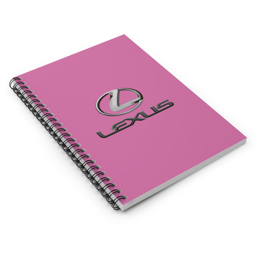 Light Pink Lexus Spiral Notebook - Ruled Line™