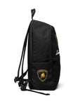 Unisex Black Lamborghini Backpack