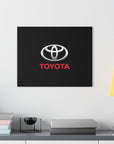Black Toyota Acrylic Prints (French Cleat Hanging)™