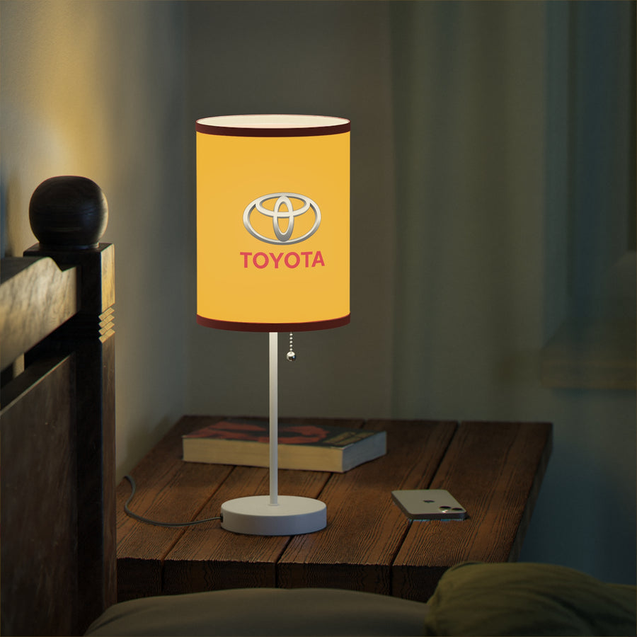 Yellow Toyota Lamp on a Stand, US|CA plug™