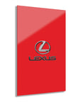 Red Lexus Acrylic Prints (French Cleat Hanging)™