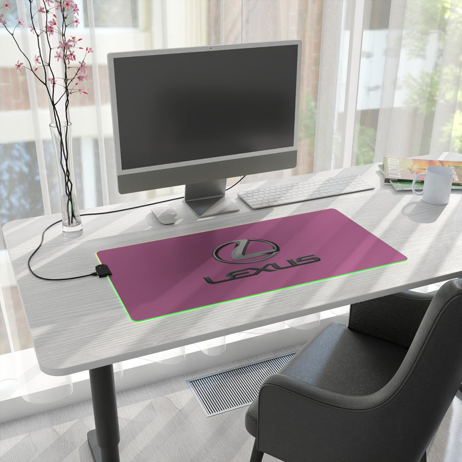 Light Pink Lexus LED Gaming Mouse Pad™