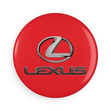 Red Lexus Button Magnet, Round (10 pcs)™