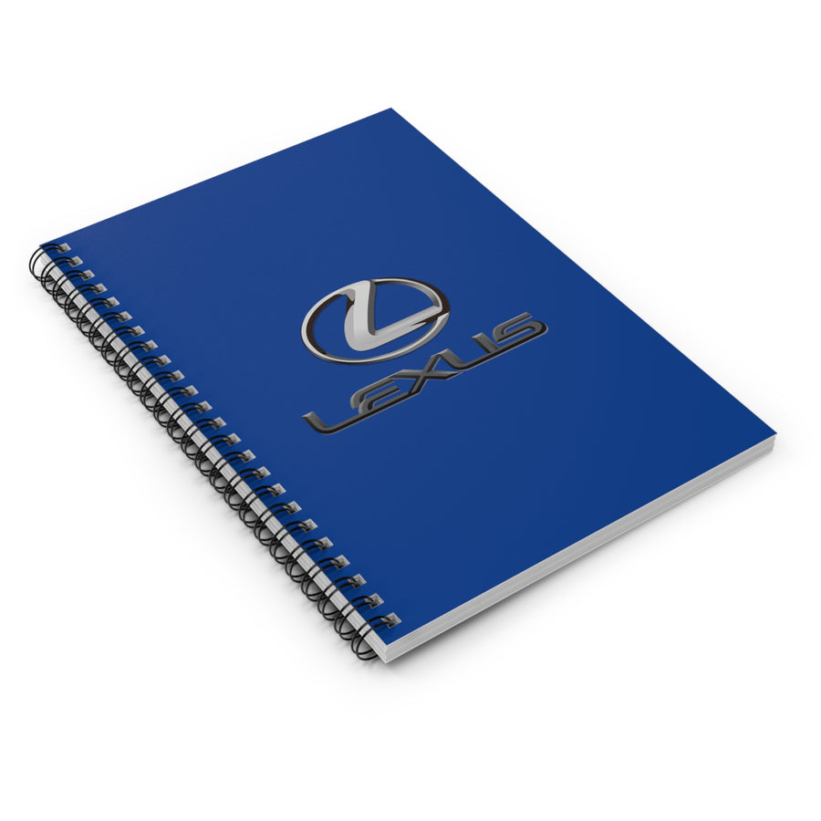 Dark Blue Lexus Spiral Notebook - Ruled Line™